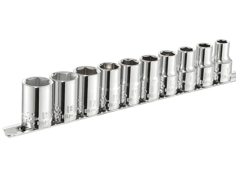 1/2in Drive Socket Set, 10 Piece