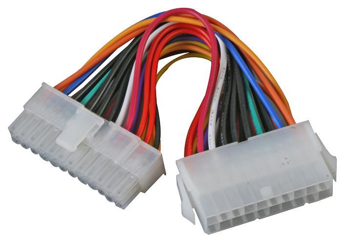 PRO SIGNAL ATX 20 Pin Female to WTX 24 Pin Male Power Supply Adaptor Lead, 110mm