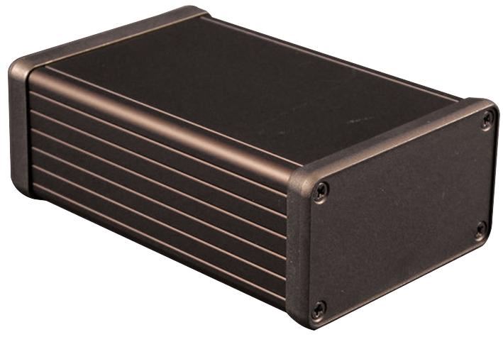 IP54 1455 Series Black Extruded Aluminium Instrument Enclosure