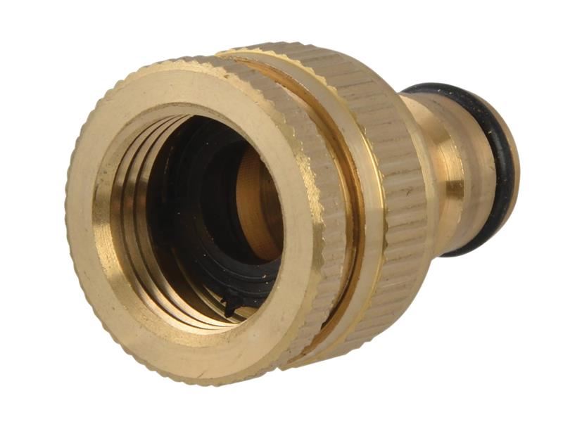 Brass Dual Tap Connector 12.5-19mm (1/2 - 3/4in)