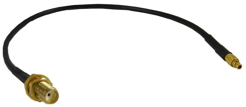 SMA Bulkhead Socket to MMCXM Plug Adaptor Lead - 200mm