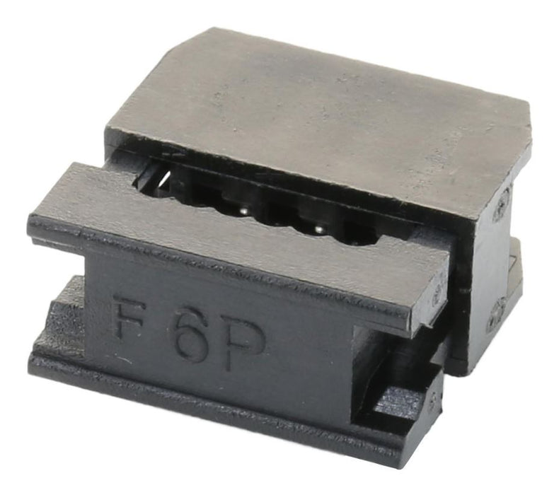 2.54mm IDC Connector, 2 Row, 6 Way, for Flat Cable