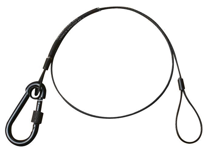 Safety Bond with M6 Carbine Hook, 2x600mm, 20kg