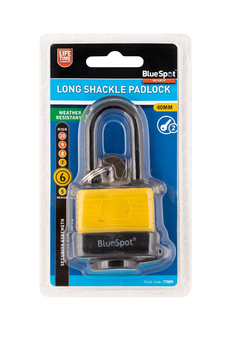 40mm Long Shackle Weather Resistant Padlock