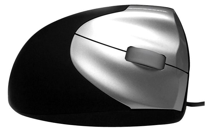 USB Vertical Mouse 2 - 1600 DPI Black/Silver