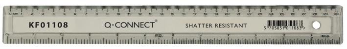12"/ 30cm Shatter Resistant Ruler
