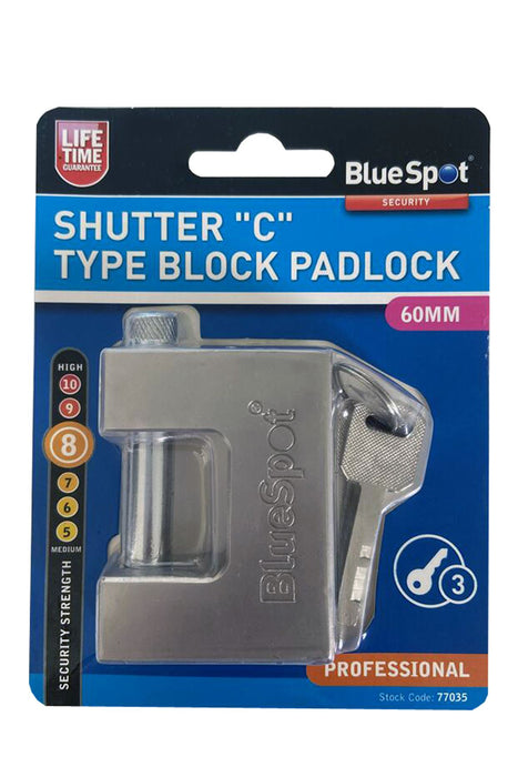 Shutter "C" Type Block Padlock