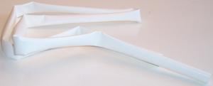 TE CONNECTIVITY Heat Shrink Tubing White 2:1 Shrink Ratio