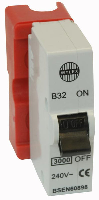 Retro Fit 32A Plug In MCB Circuit Breaker, SP Type B