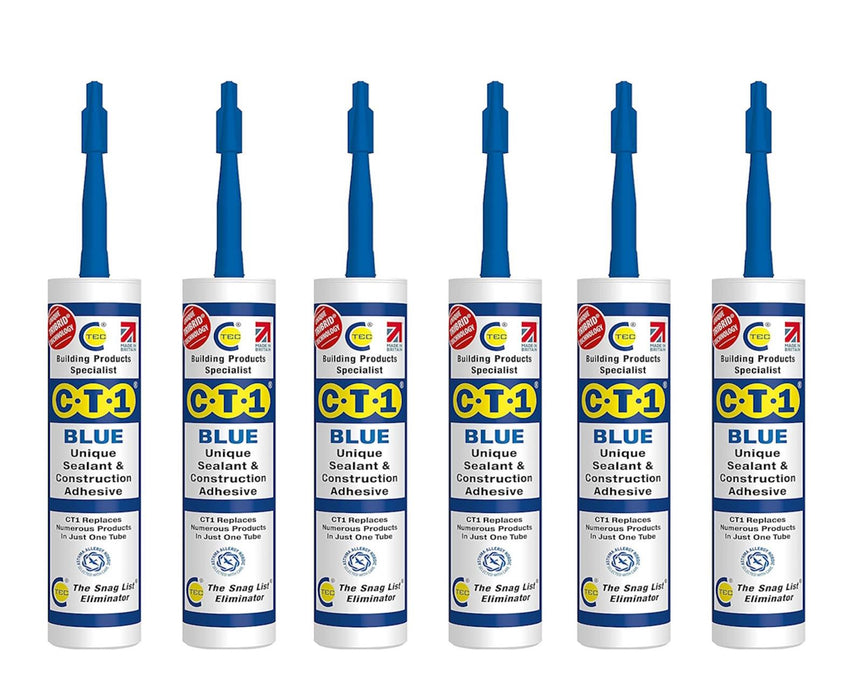 Building Sealant & Adhesive Snag Tube for Virtually Any Material (6 Pack)