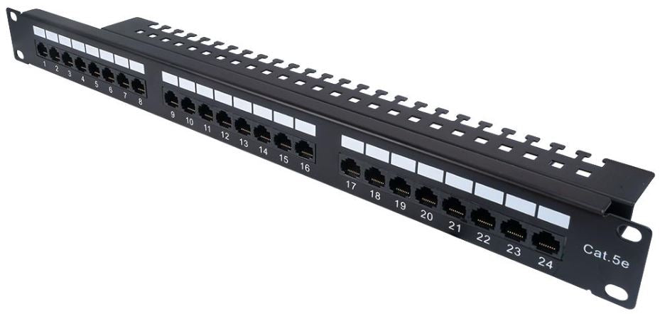 24 Port Cat5e RJ45 Patch Panel