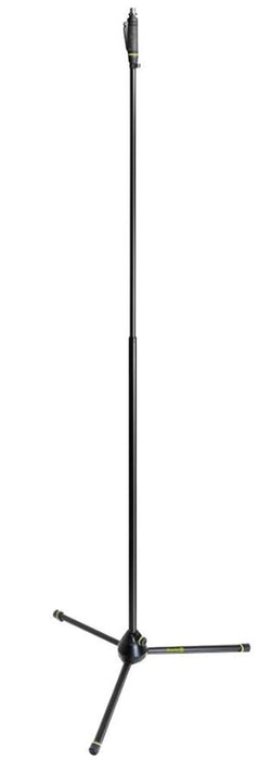 Microphone Stand with Folding Tripod and One-Hand Clutch