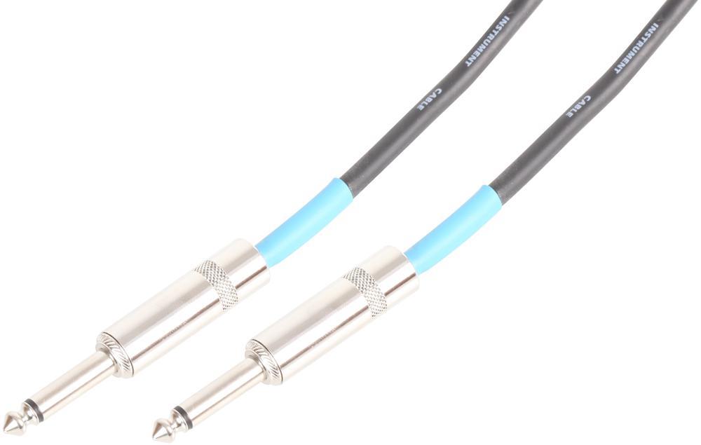 Tourtek 6.35mm (1/4") Male to Male Mono Instrument Lead, 3m