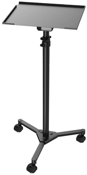 Wheeled Laptop and Projector Floor Stand - Black