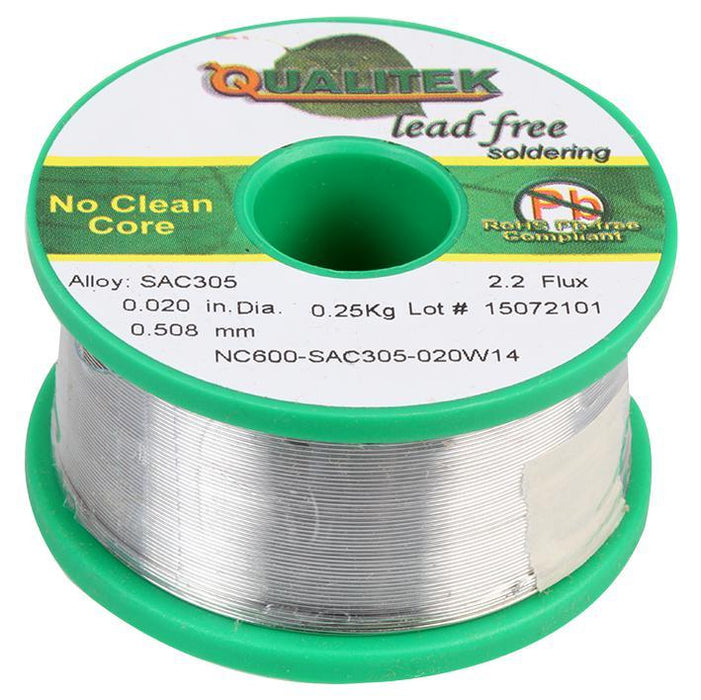 Cored Lead Free Solder Wire, No-Clean, 250g