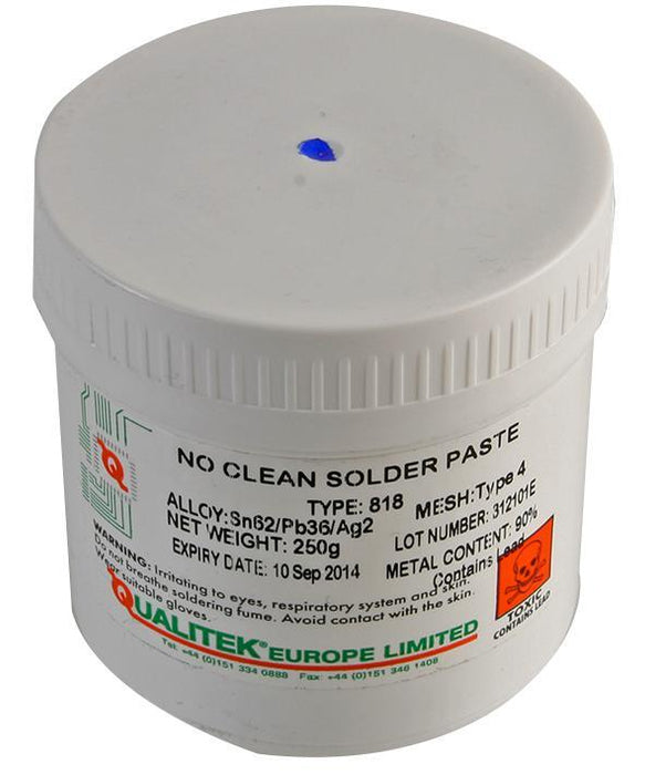 818 Low Residue No-Clean Solder Paste