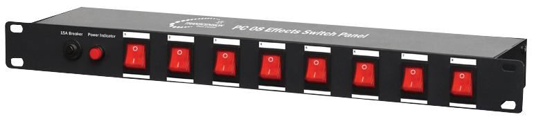 DJ Lighting Effects Switch Panel / Controller, 8 Way