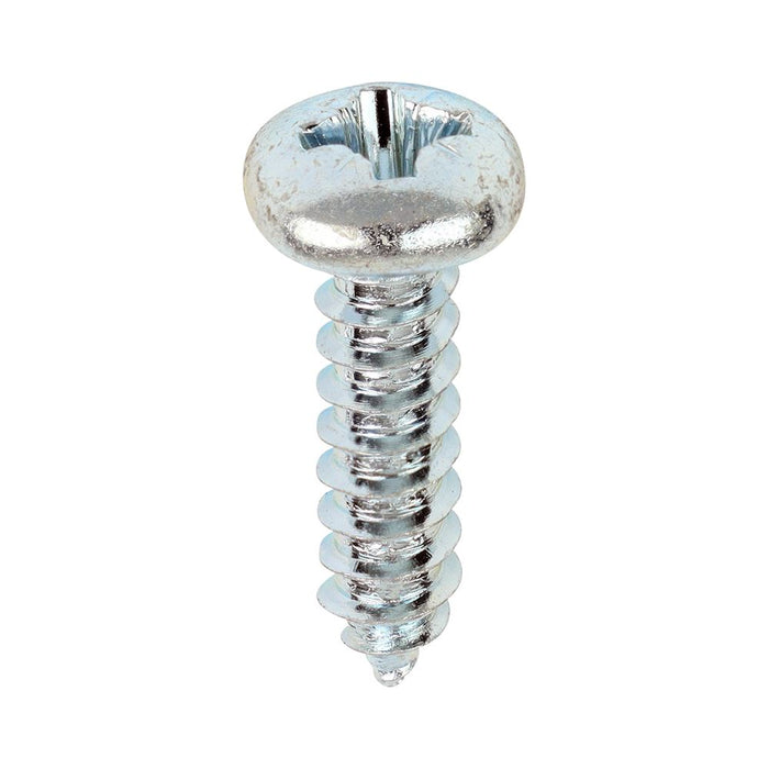 Self-Tapping Clamping Screws - PZ2 - Pan - Zinc - Use for Metal