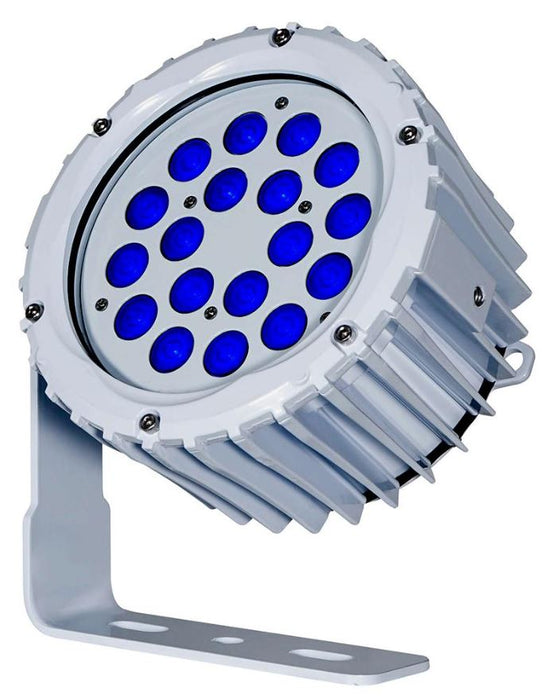 18x3W LED Exterior PAR Blue, IP65