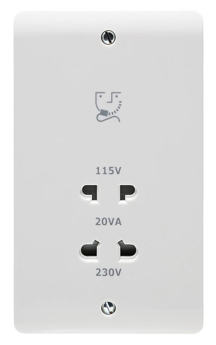 Instinct 20VA Dual Voltage Shaver Socket