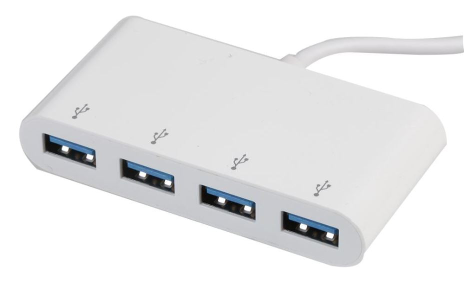 4-Port USB 3.0 Hub - USB-C to 4x USB 3.0