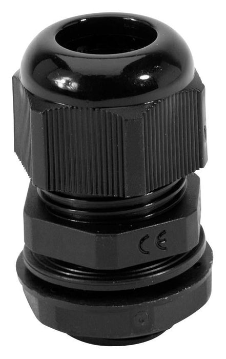 Nylon Dome Headed Cable Gland Black 6 - 12mm M20S 10 Pack