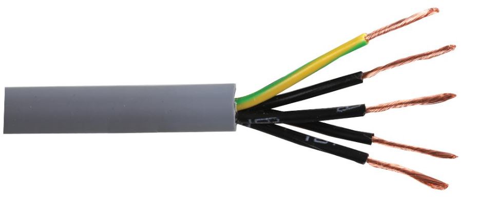 5 Core YY Control Cable, 0.75mm, 50m