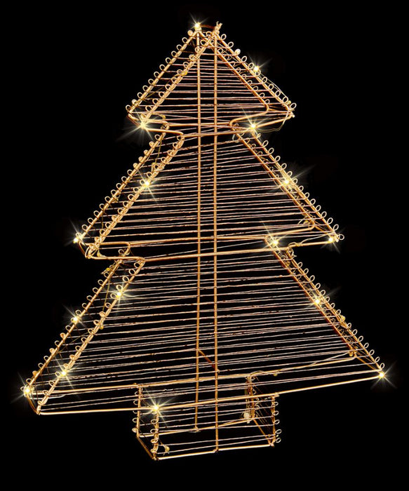 58cm Twinkling LED Tree . 30 Warm White LEDs