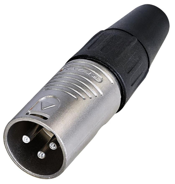 3 Pole XLR Plug, Nickel