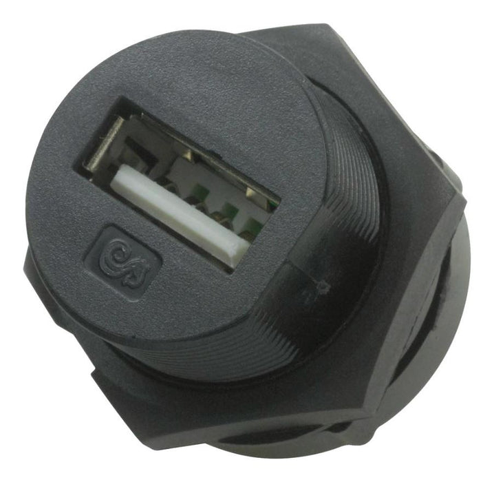 Receptacle, USB Type A, Panel, IP67