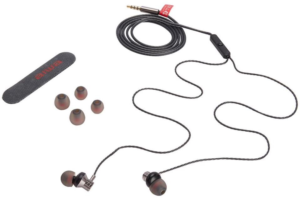 Compact Stereo Earphones with Mic & Controller