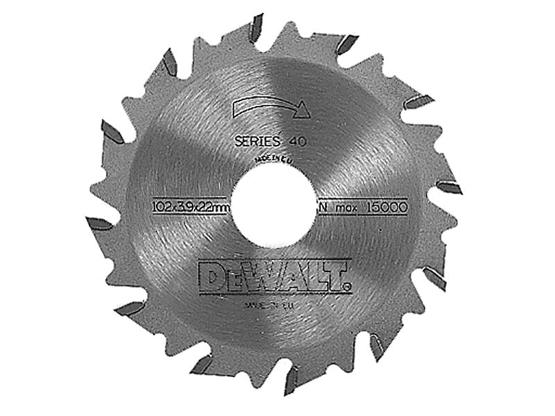 Dewalt - DT1306 Extreme Biscuit Jointer Blade 102 x 22 x 12 Tooth