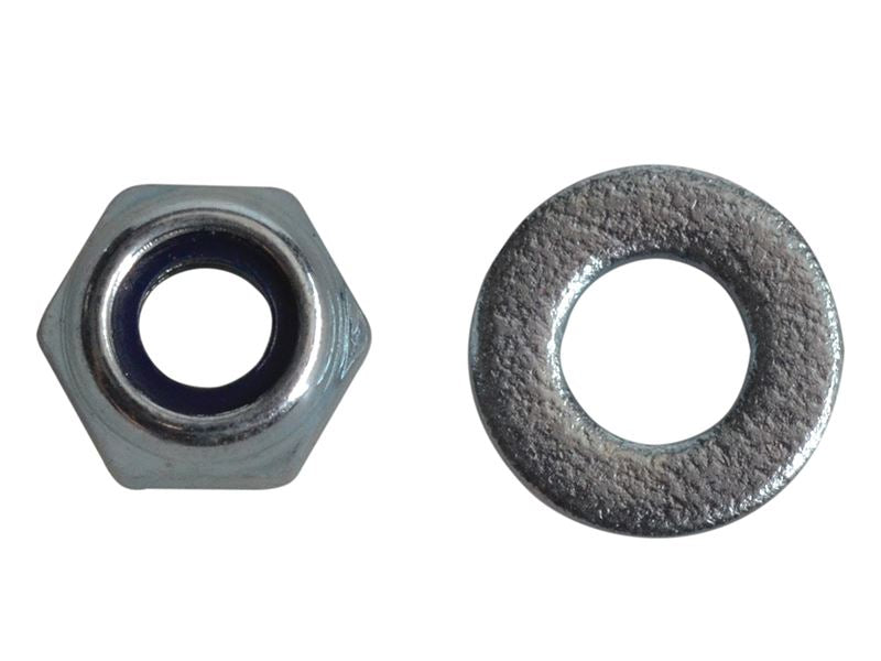 Hexagonal Nuts with Nylon Inserts, ZP