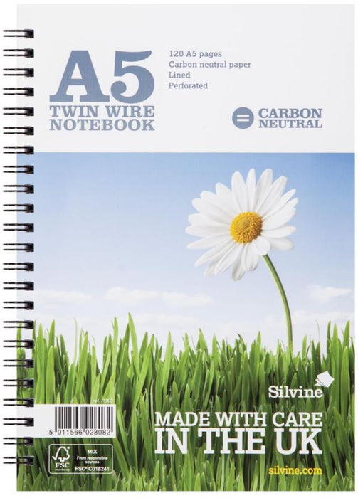 A5 Carbon Neutral Lined Notebook - 120 Pages