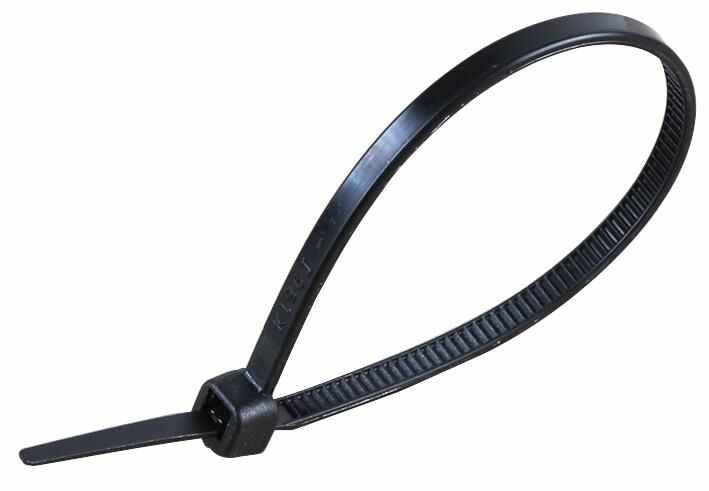 Nylon Cable Ties 203mm x 7.6mm Black 100 Pack