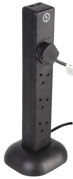 8 Way Surge Protected Tower Extension Lead