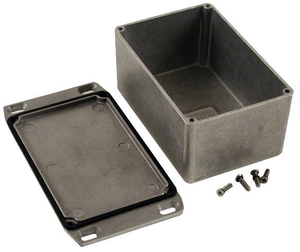 IP65 Die Cast Aluminium Instrument Enclosure with Flanged Lid