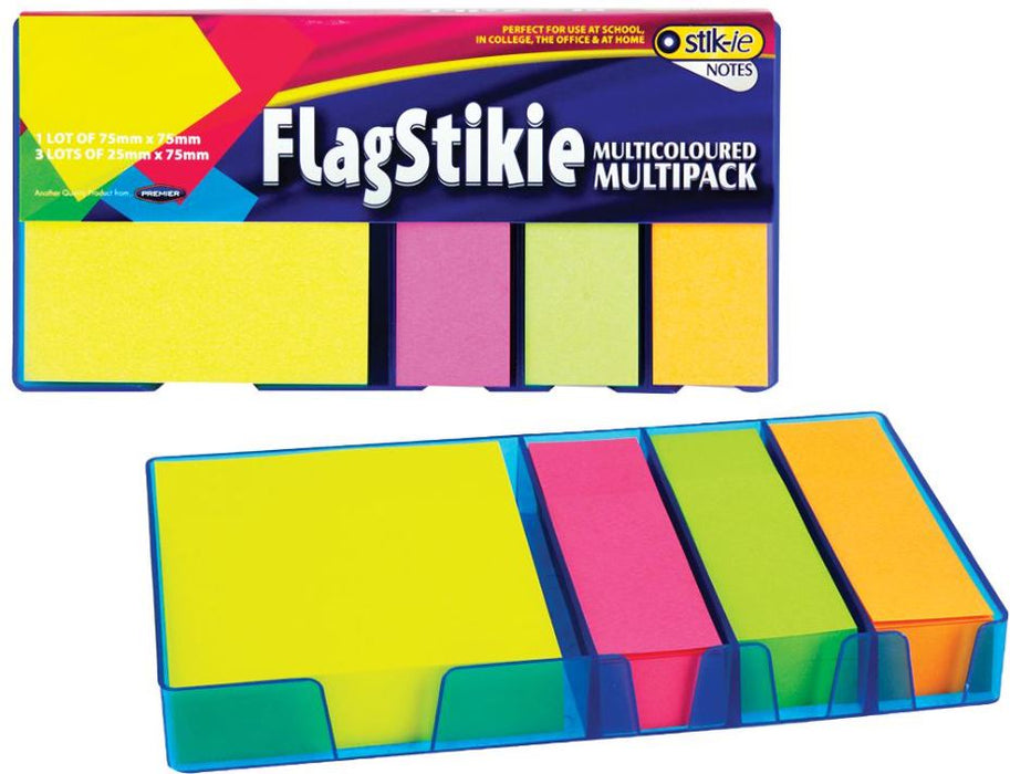 Multi-Coloured Sticky Notes, 680 Pack