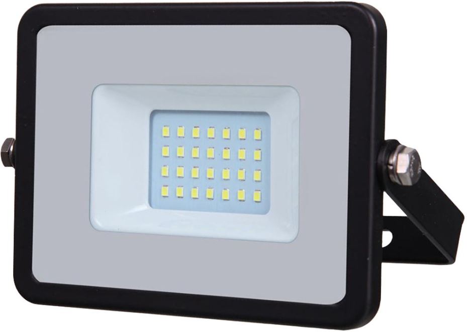 20W LED Floodlight, Black, 3000K, 1600lm, IP65