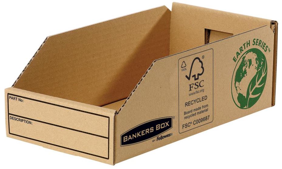 154x104x306mm Earth Series Bankers Box Parts Bin