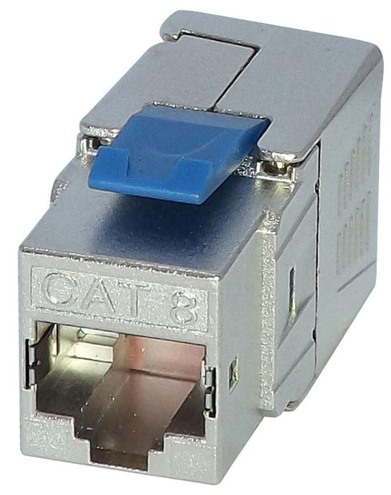 Cat8 Keystone Socket, Silver