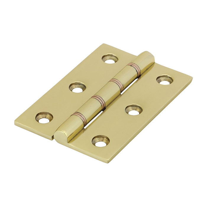 Double Phosphor Bronze Washered Hinges Solid Brass Pack of 2. Mix Colours