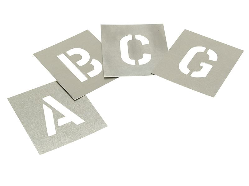 Zinc Stencil - Letters