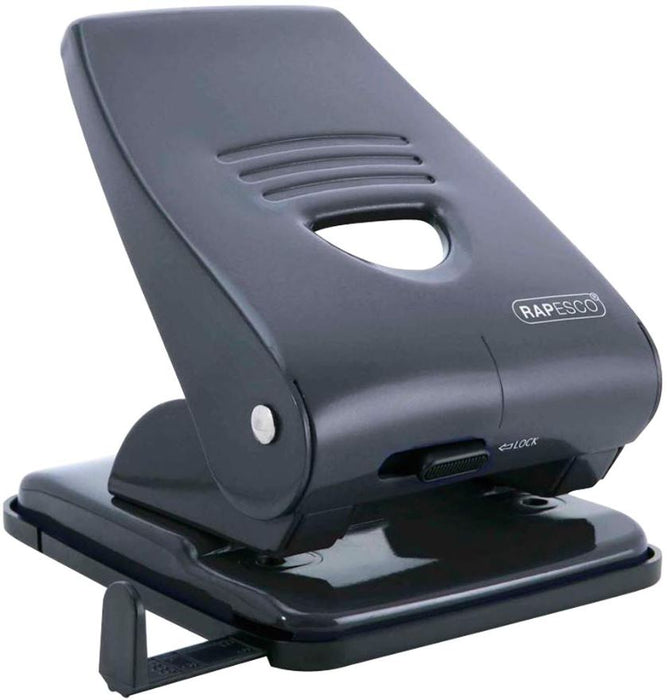 835 Black Metal 2 Hole Punch - 40 Sheet Capacity