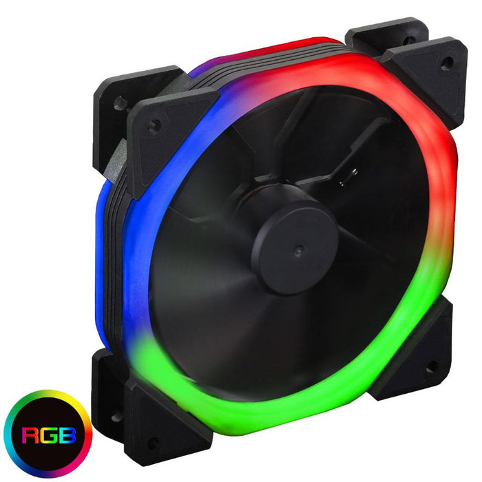 Halo X Dual Ring 12cm RGB LED Cooling Fan