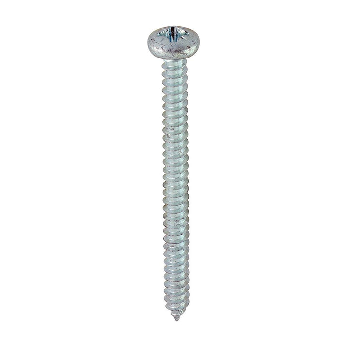 Self-Tapping Clamping Screws - PZ2 - Pan - Zinc - Use for Metal