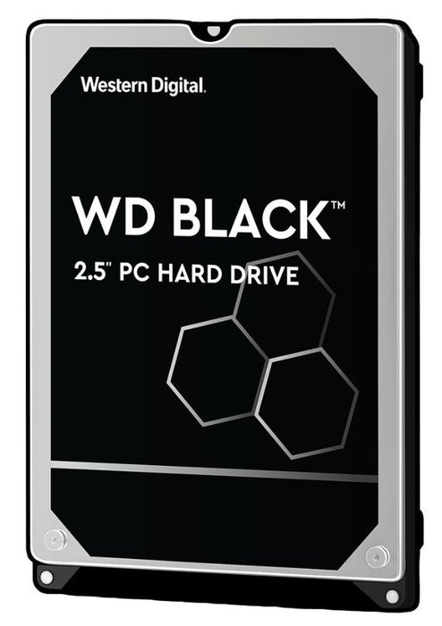 Black 2.5" Mobile Internal HDD SATA 6GB/s - 500GB, 64MB Cache, 7200RPM