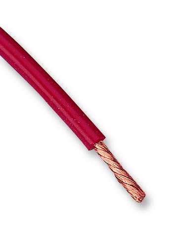Flexiplast TPE Insulated Cable Red 3.6mm (2.5mm²) x 25m
