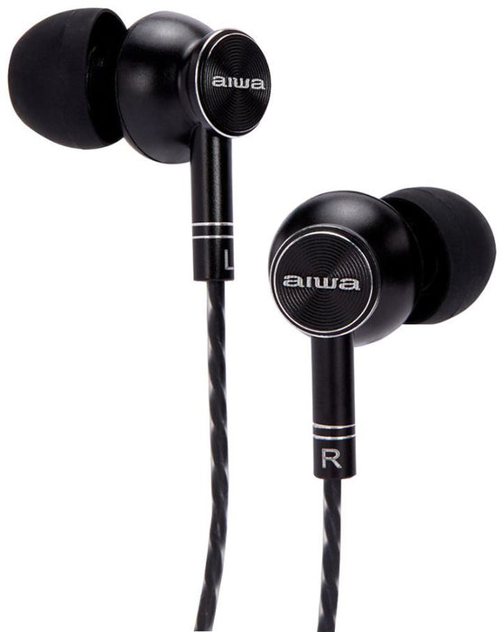 Stereo Earphones with Mic & Controller, Black