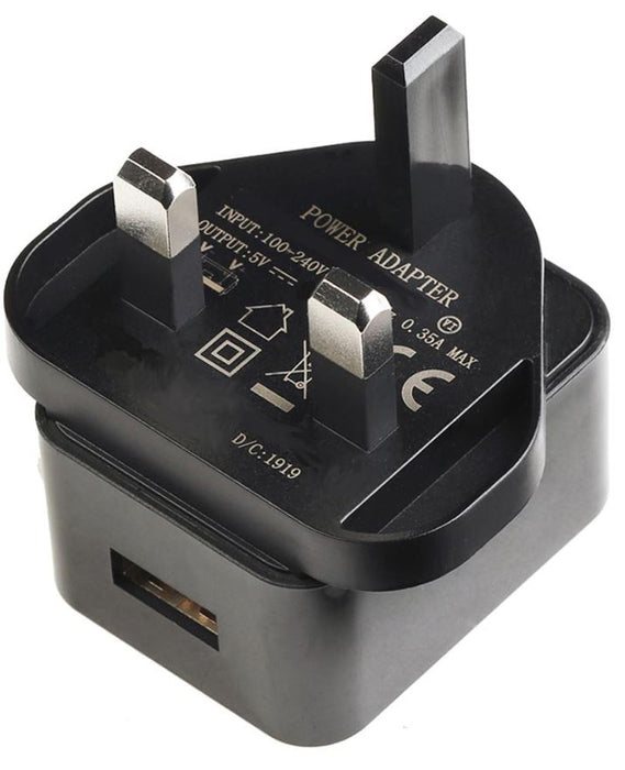 1A USB Mains Charger